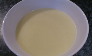 Fennel and cheese soup